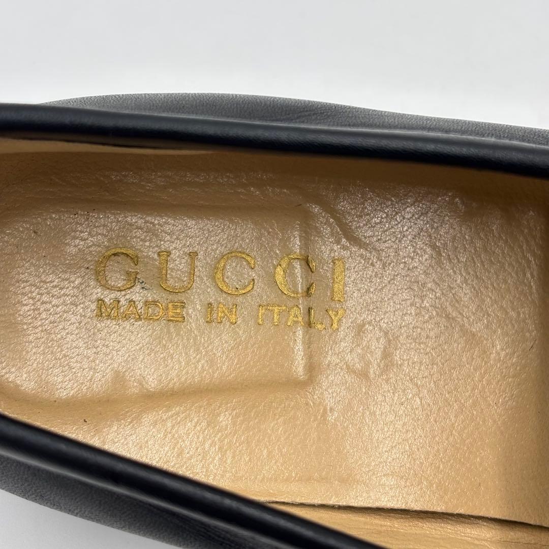 専用GUCCI グッチ ホースビット レザー ローファー 36 約23㎝ 黒