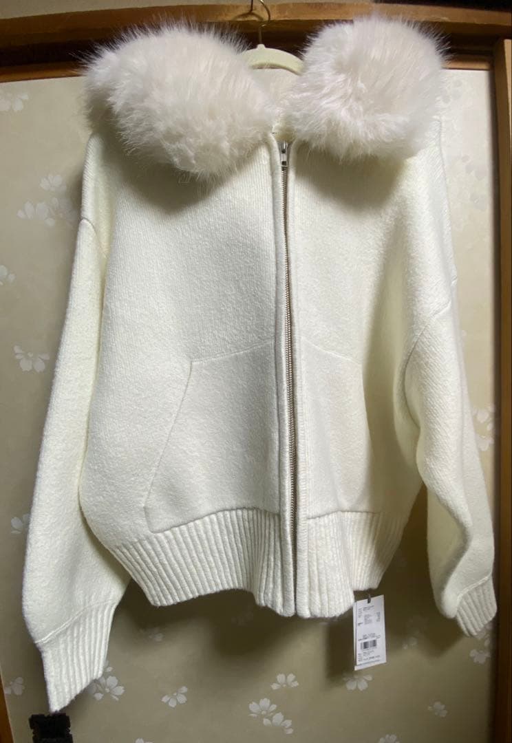 【USAGI ONLINE限定】ファーフードパーカー　IVR 1サイズ