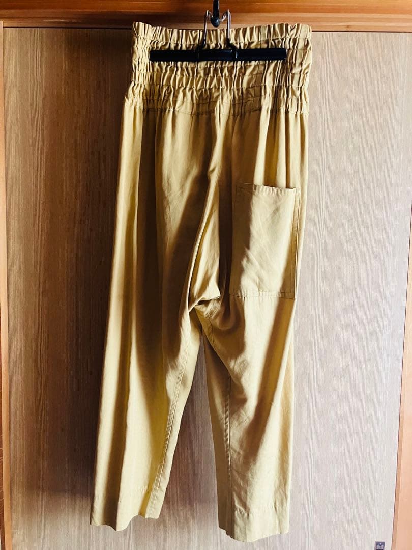 YAA！ マスタードイエローサルエルパンツ ウエストゴム