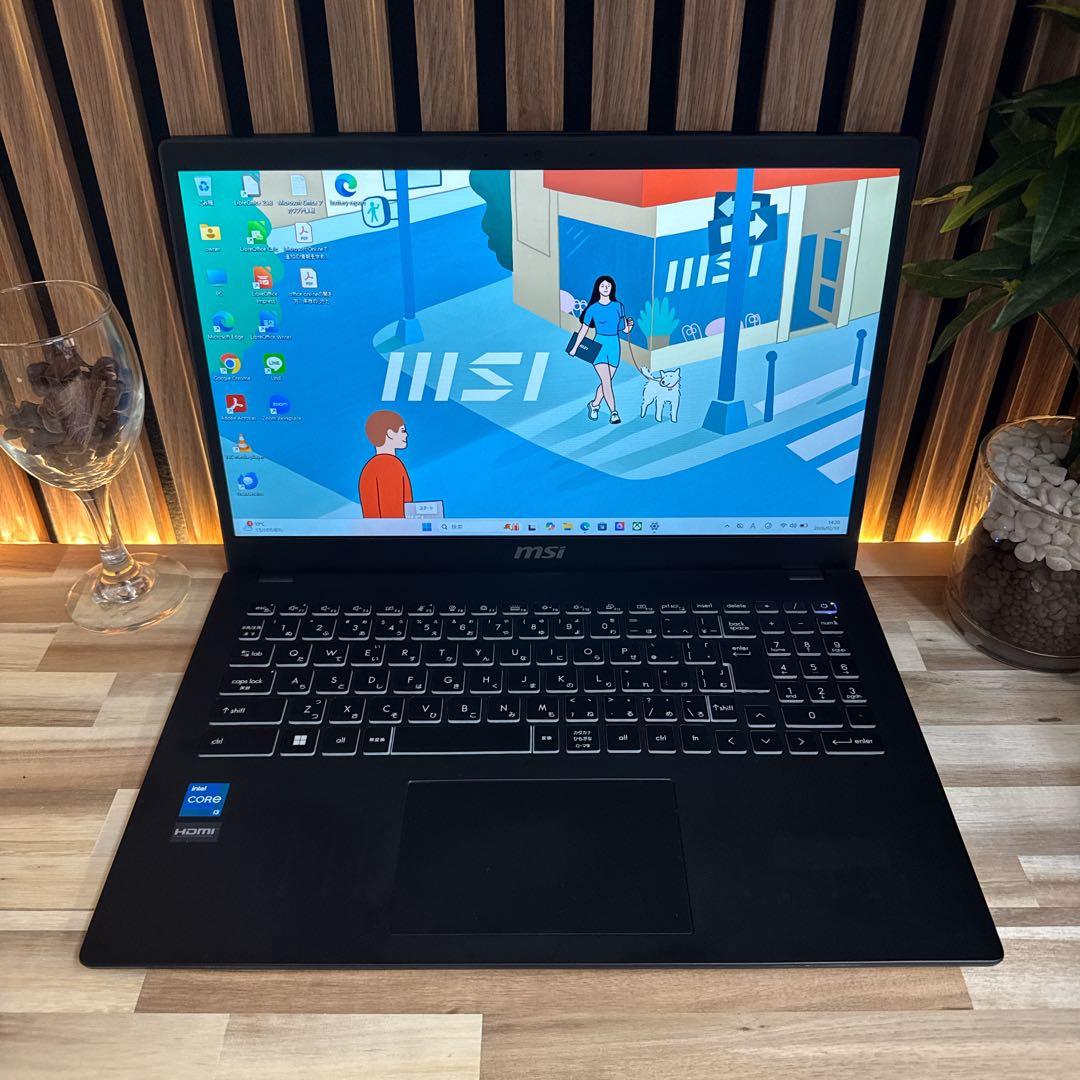 極美品2024年モデル‼️MSI Modern☘最新第13世代☘人気ノートパソコン