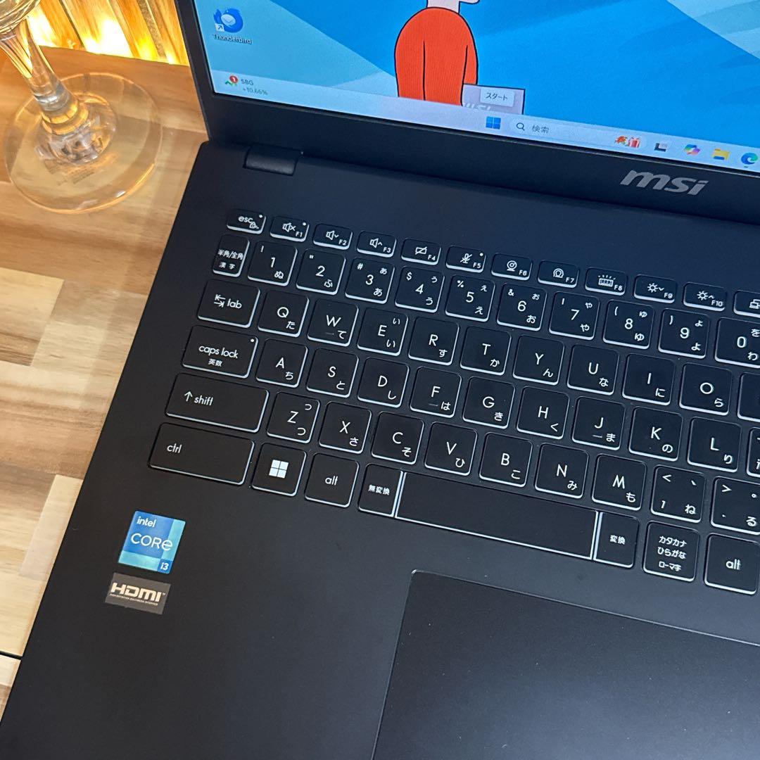 極美品2024年モデル‼️MSI Modern☘最新第13世代☘人気ノートパソコン