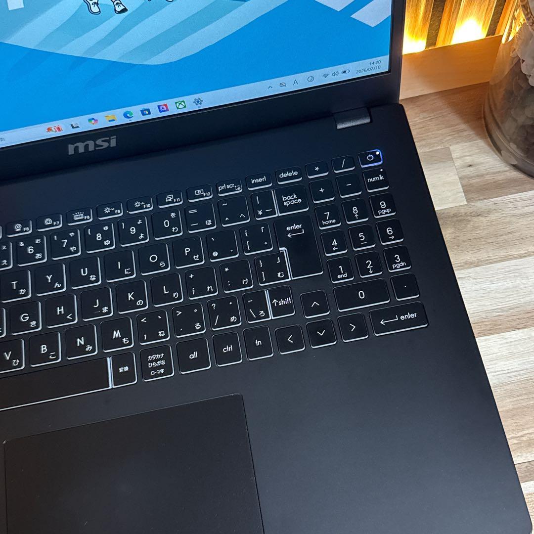 極美品2024年モデル‼️MSI Modern☘最新第13世代☘人気ノートパソコン