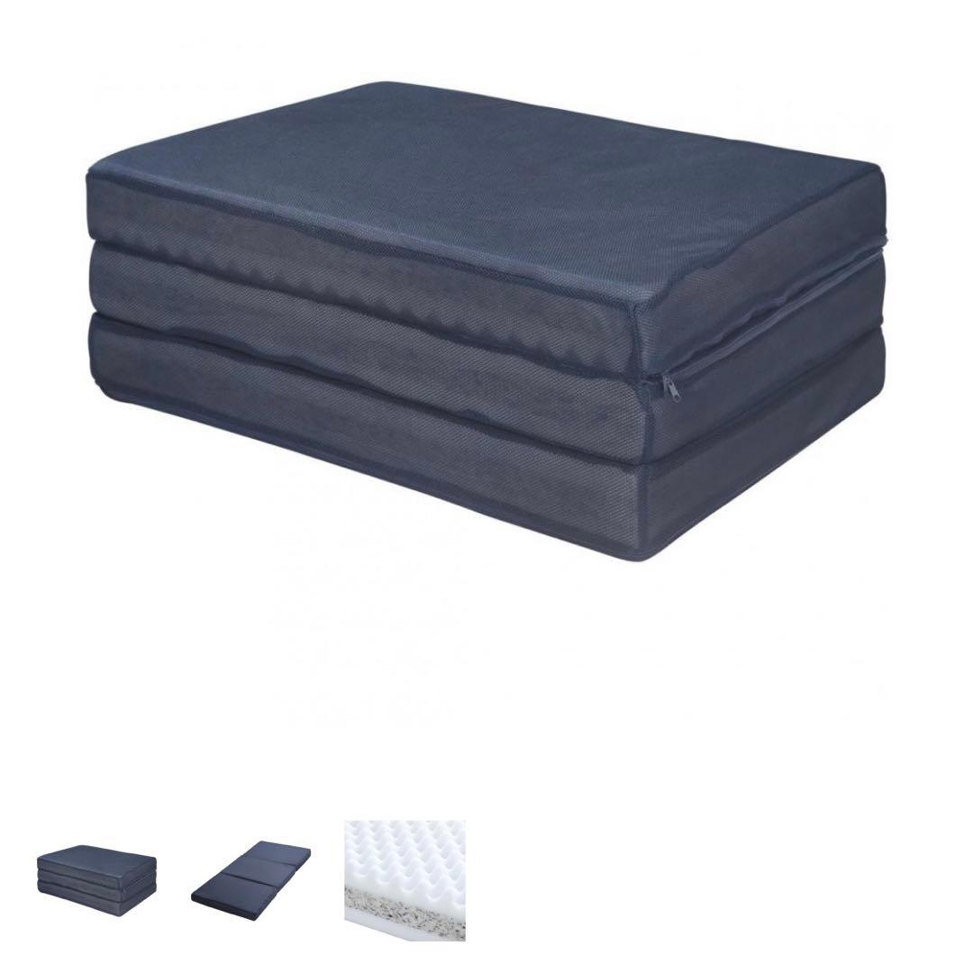 両面使えるボリューム3層マットレス　(シングル)：710｜新品未使用