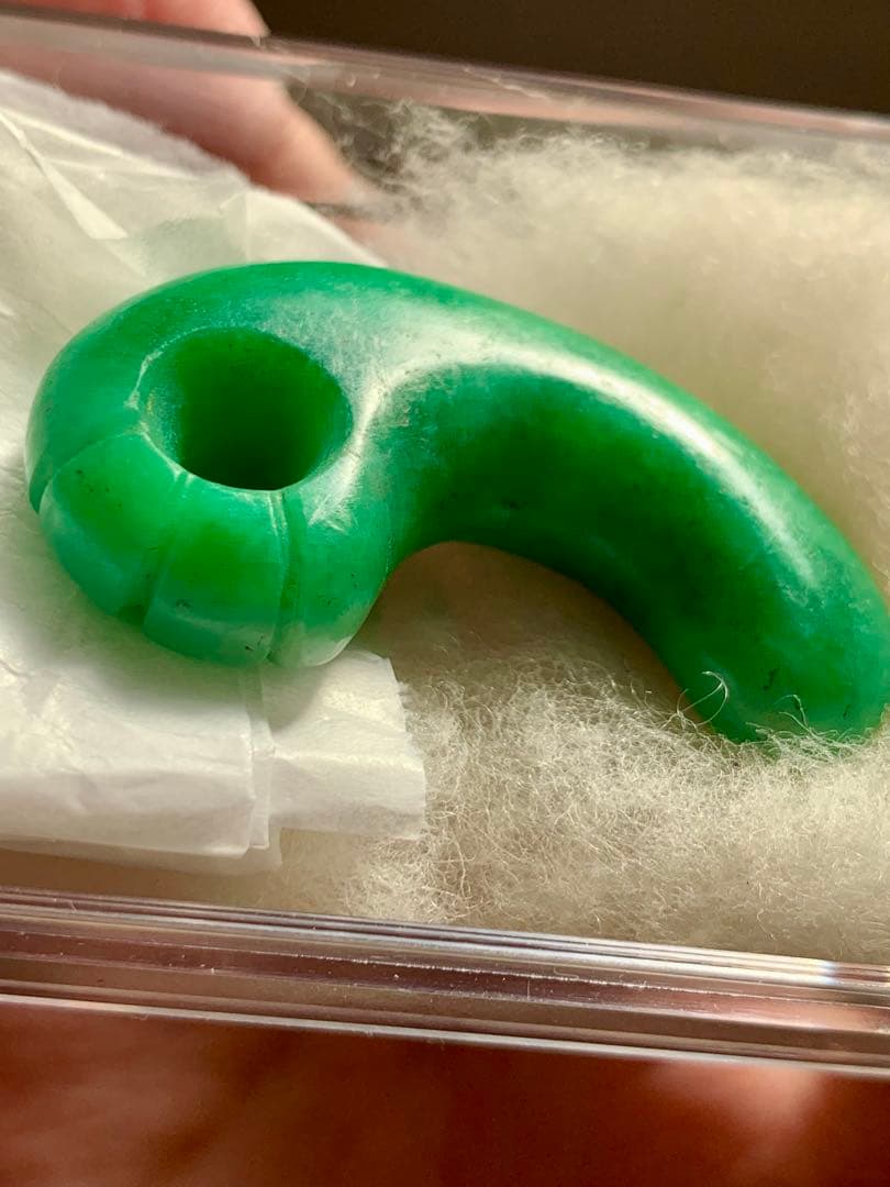 古墳期　出土　ろうかん糸魚川翡翠勾玉　縄文　弥生　石器　大珠　根付　土器　化石