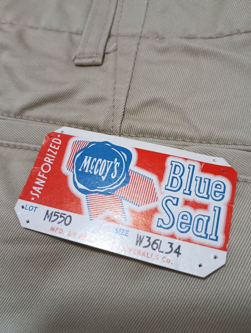パンツ The REAL McCOY's Blue Seal W36 Lot.M550