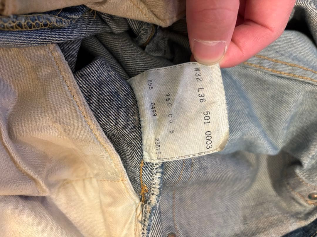 な*の様 LEVI’S 501xx USA製 バレンシア W32L30ヒゲ　大戦