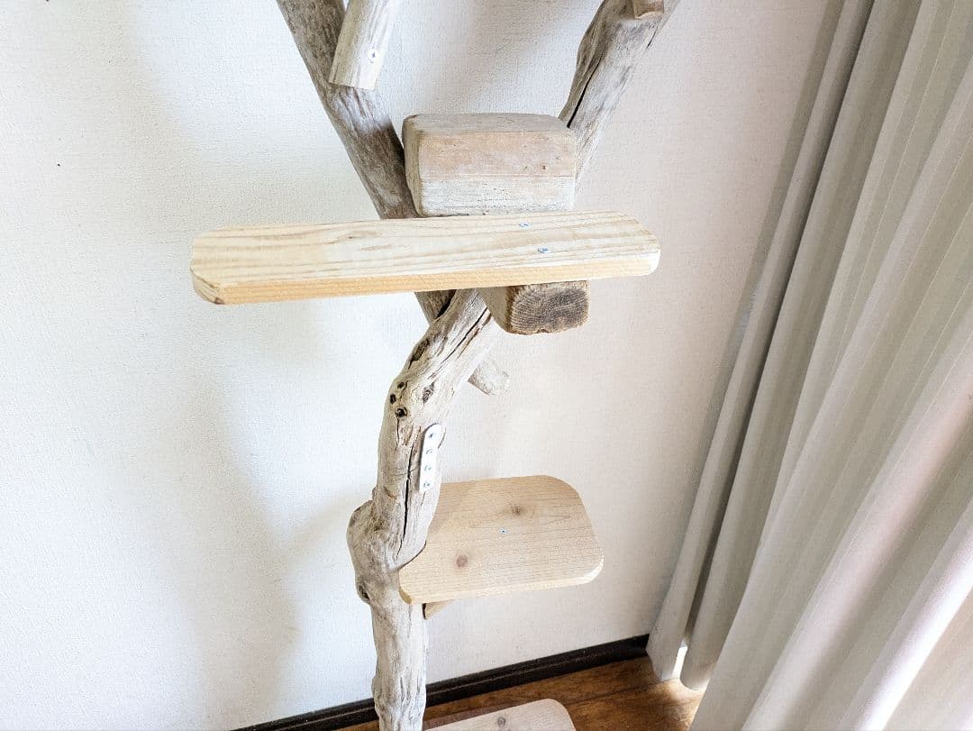 流木キャットタワー『癒しルーム』高さ178cm