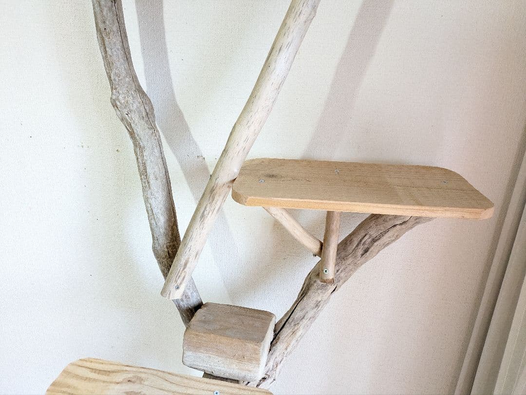 流木キャットタワー『癒しルーム』高さ178cm