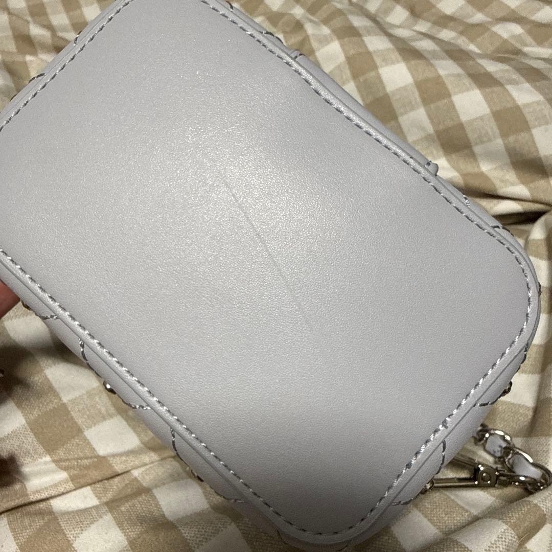 ダーリッチ キルティングビジュースクエアミニバッグ