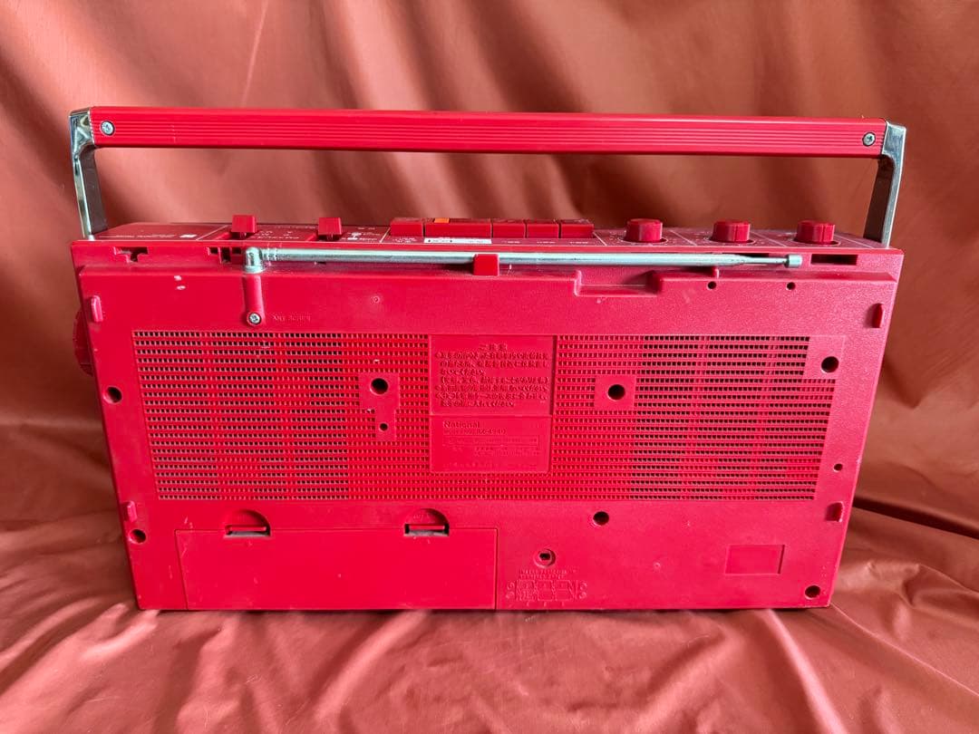 ナショナルRX-4940 ラジカセ赤　 ピカピカに磨きました　値引交渉可