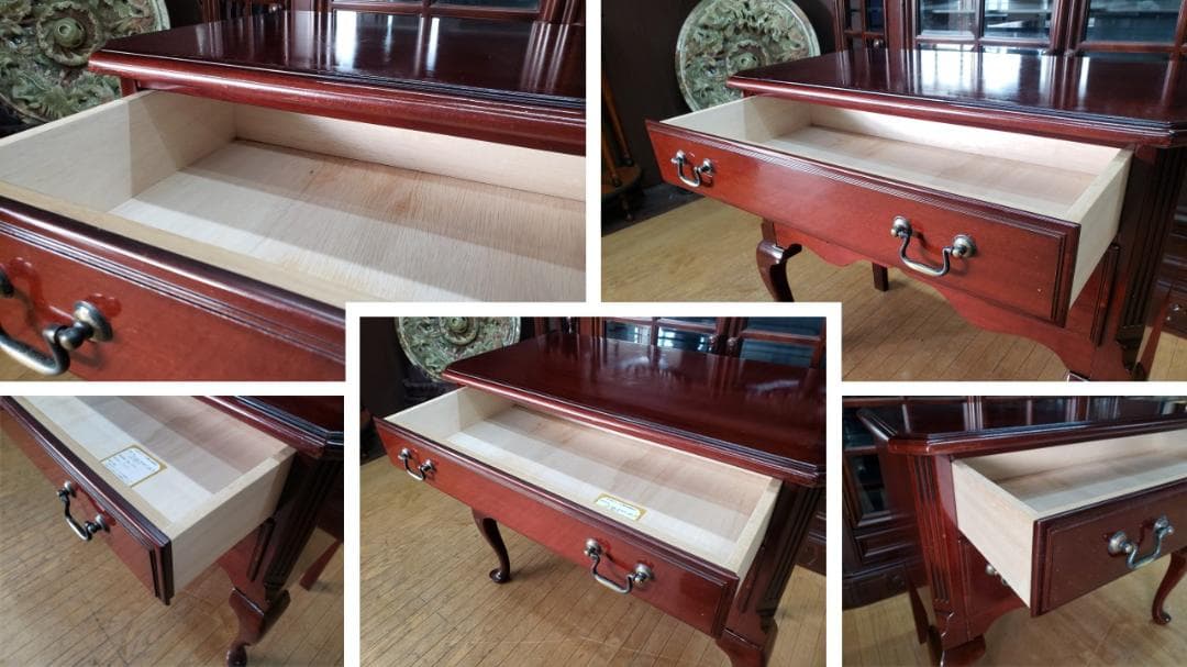 toshi　　A45　大塚家具 コンソールチェスト 猫脚　マボガニー材