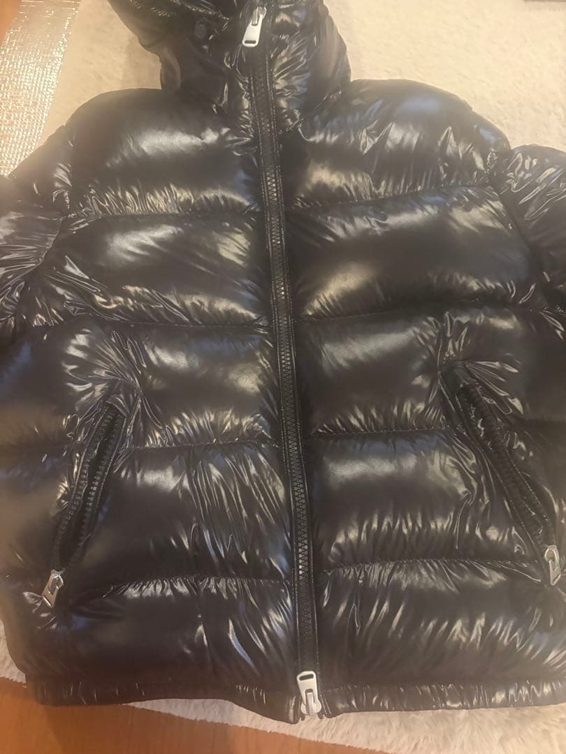 25年モデルzaraブラック フード付きダウンジャケット