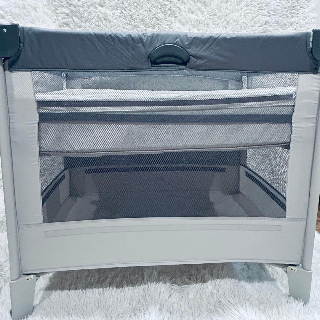 【美品】アップリカ　ココネル　エアー　AB 現行モデル　グレー　ベアー