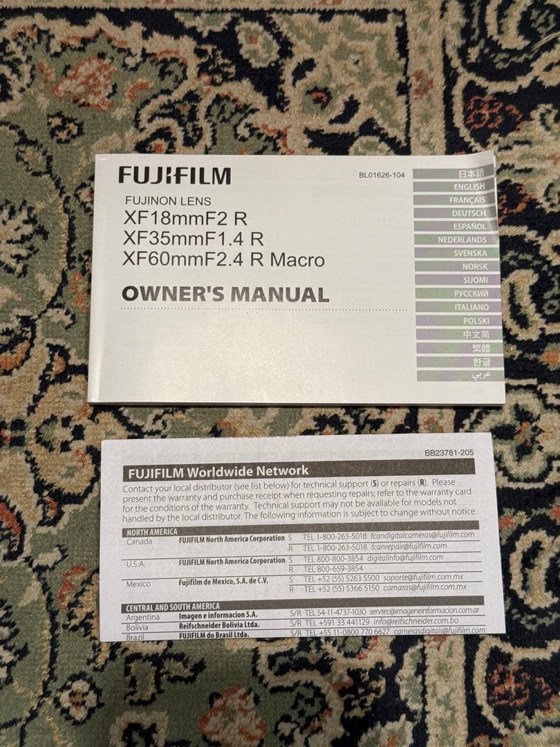 美品　フジノンレンズ XF35mmF1.4 R 富士フイルム