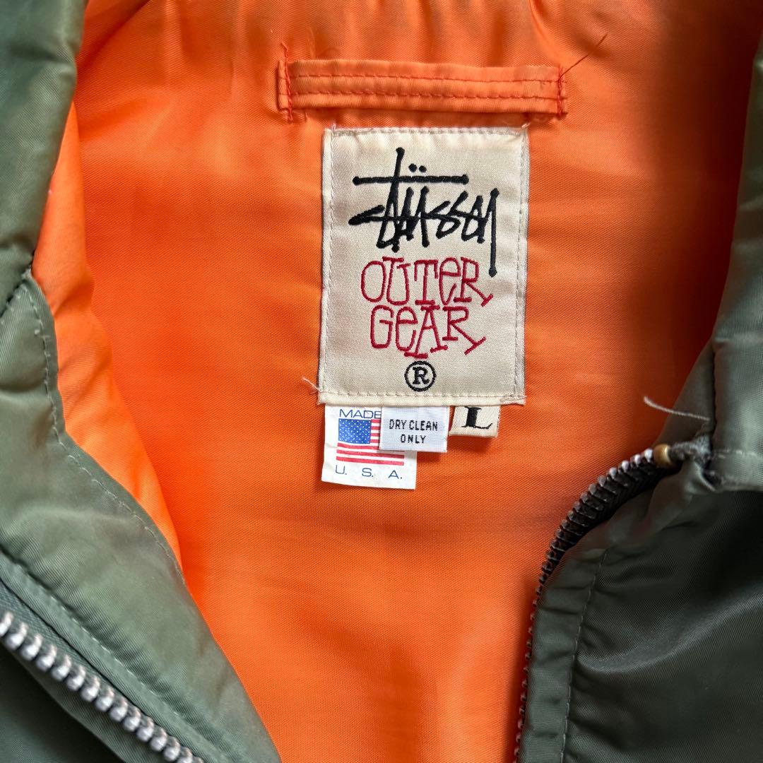 ジャケット・アウター 90s vintage Old Stussy military jacket