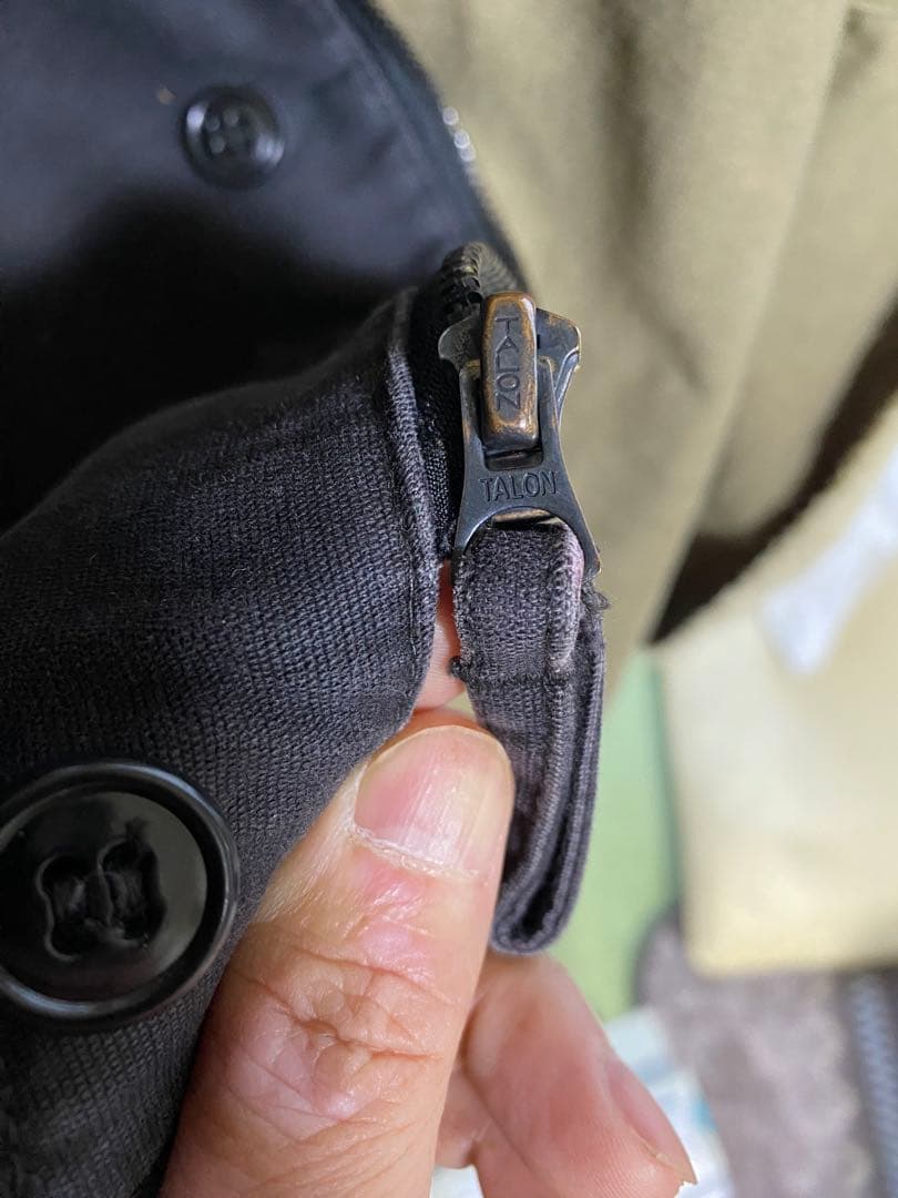 N-1デッキジャケット　USNAVY USN ブラック　フェード