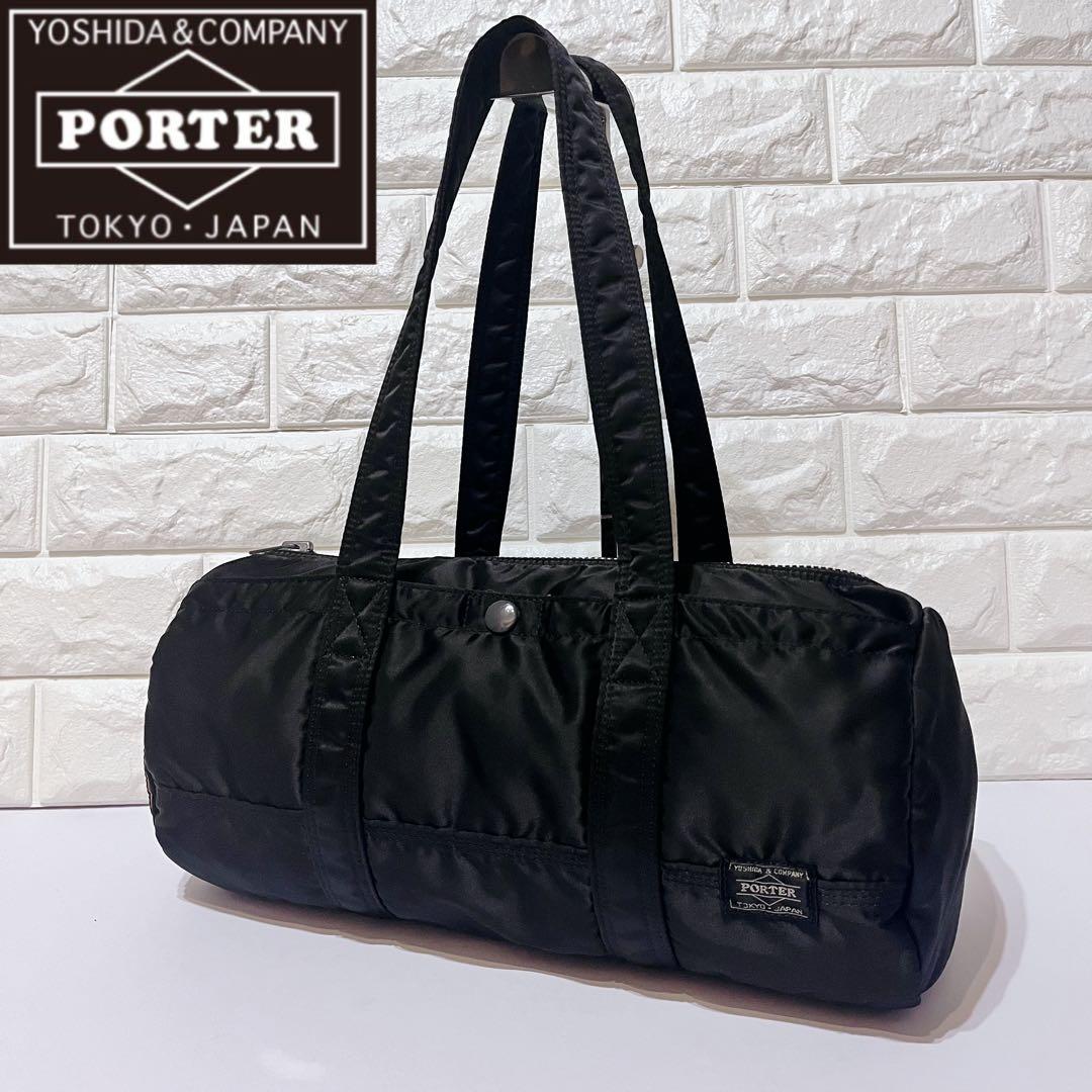 【希少】PORTER タンカー ダッフルバッグ ミニボストン Lサイズ 黒