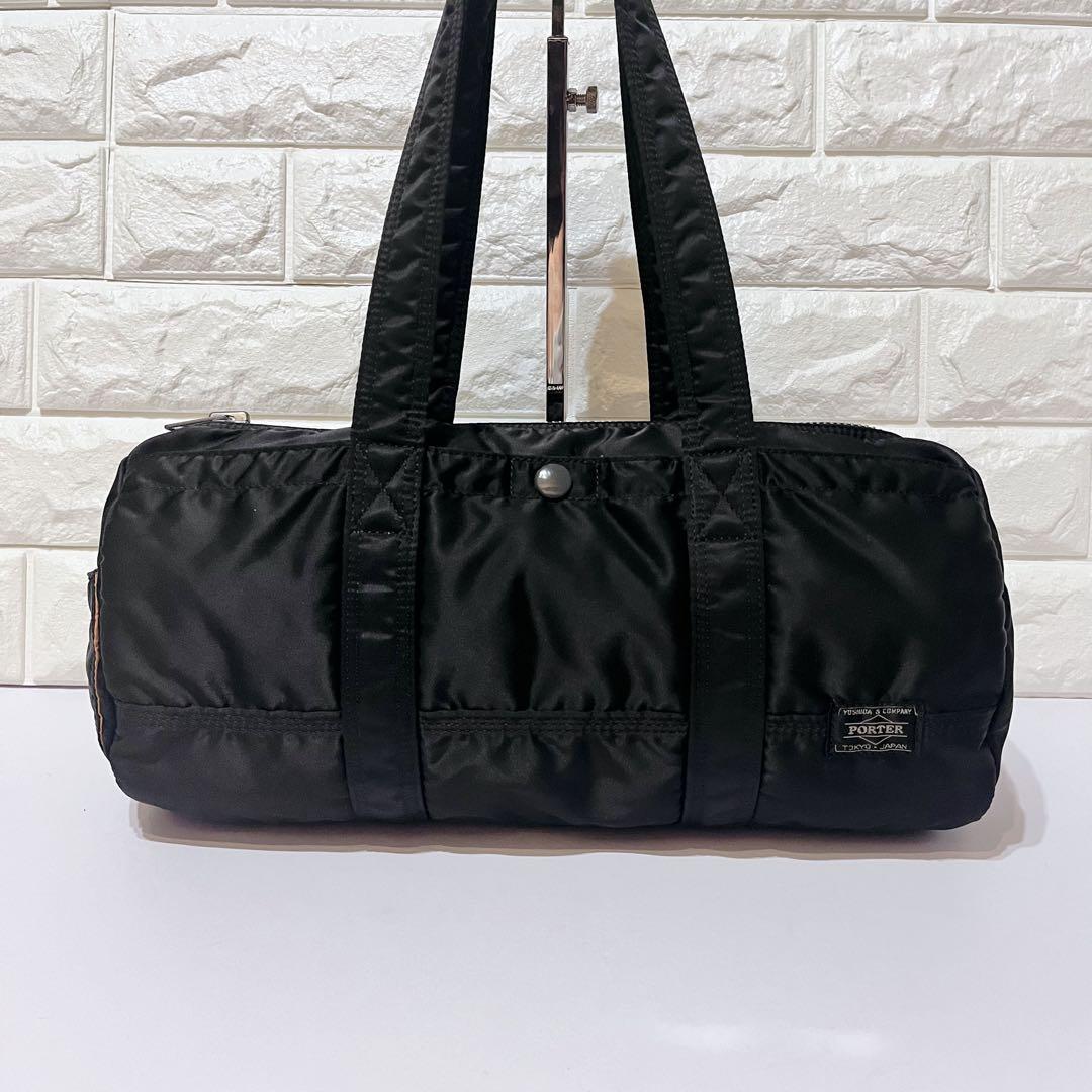 【希少】PORTER タンカー ダッフルバッグ ミニボストン Lサイズ 黒