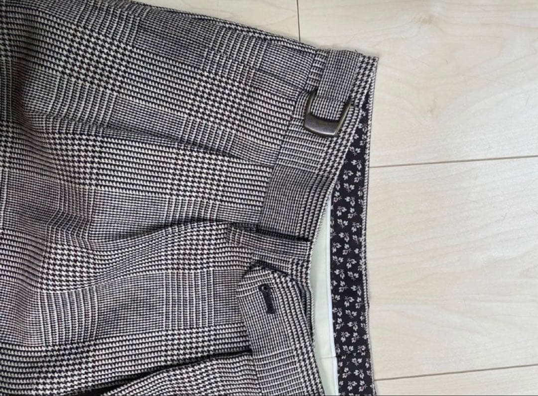 スーツセレクト/スーツ/グレンチェック/ウエストアジャスター/チェンジポケット