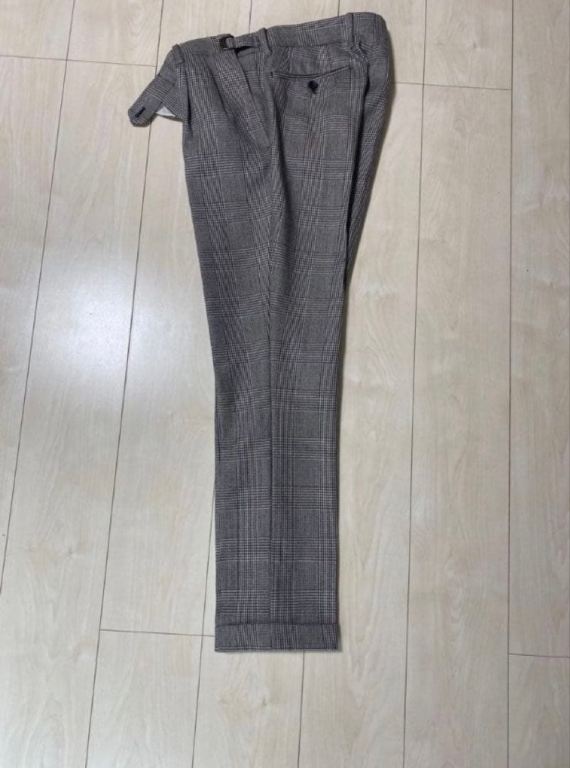 スーツセレクト/スーツ/グレンチェック/ウエストアジャスター/チェンジポケット