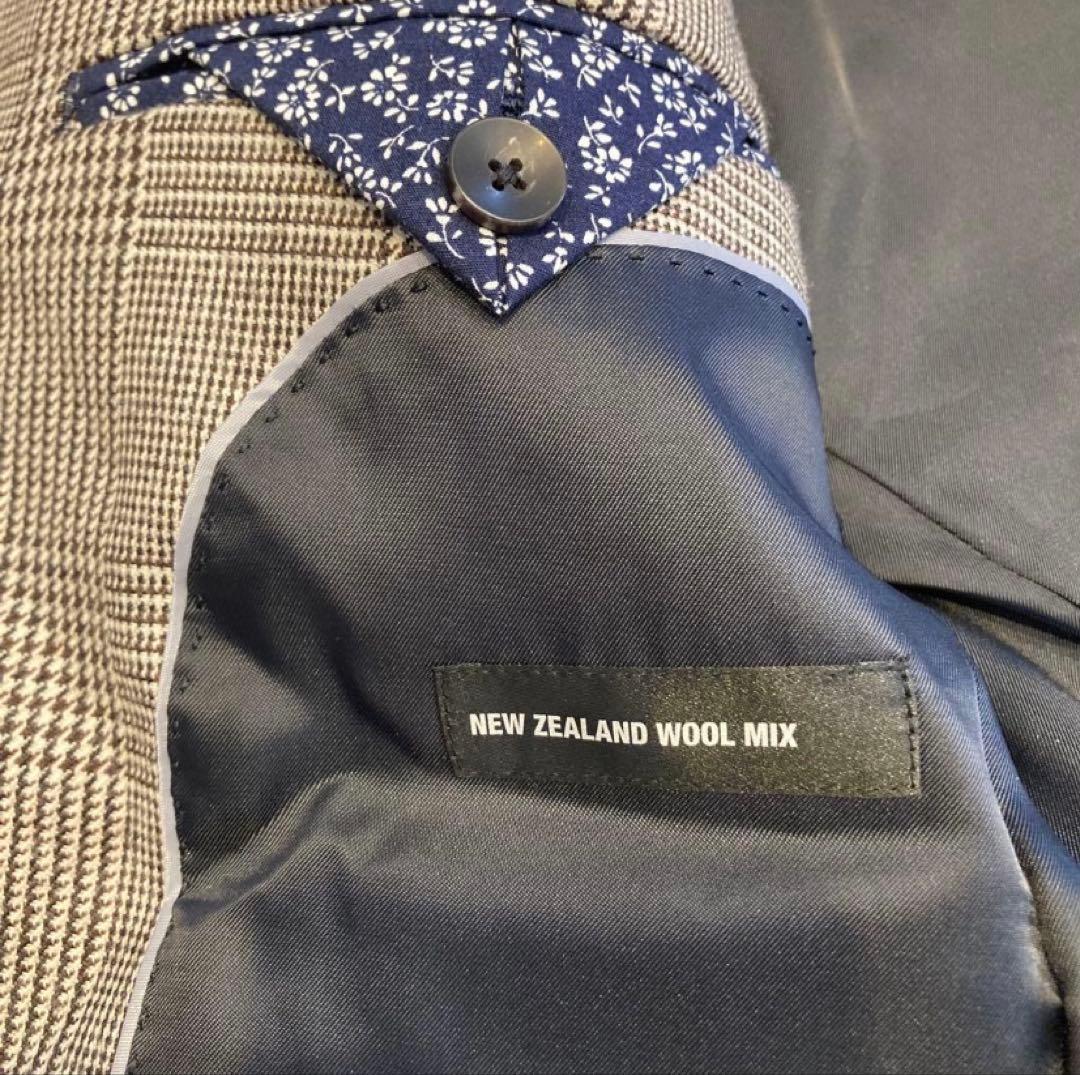 スーツセレクト/スーツ/グレンチェック/ウエストアジャスター/チェンジポケット