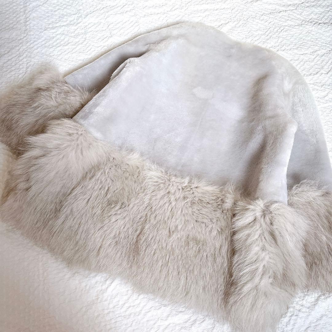 まき様✨人気完売品✨ダイアグラム　ムートンFOXファー　コート　ジャケット