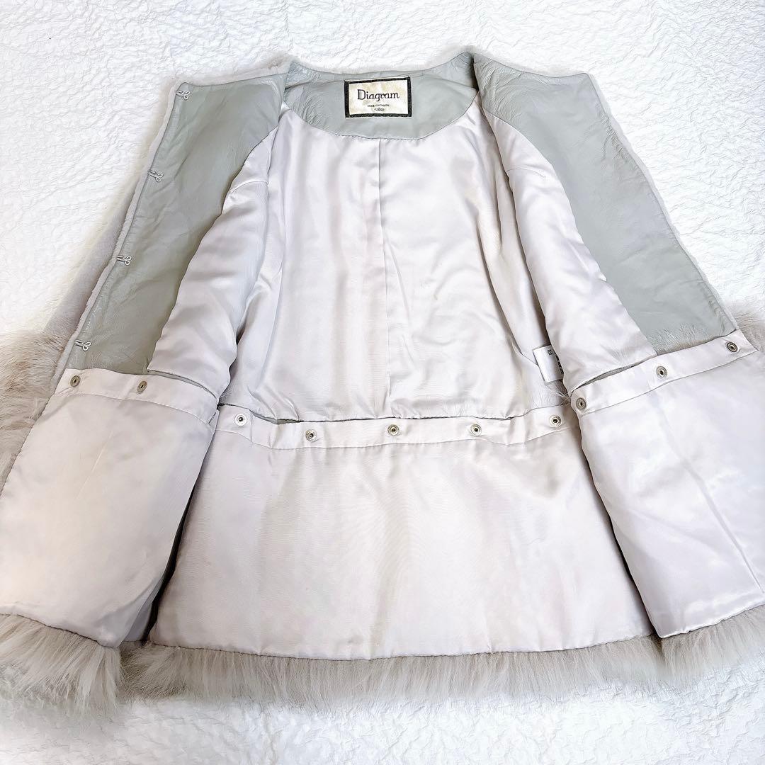 まき様✨人気完売品✨ダイアグラム　ムートンFOXファー　コート　ジャケット