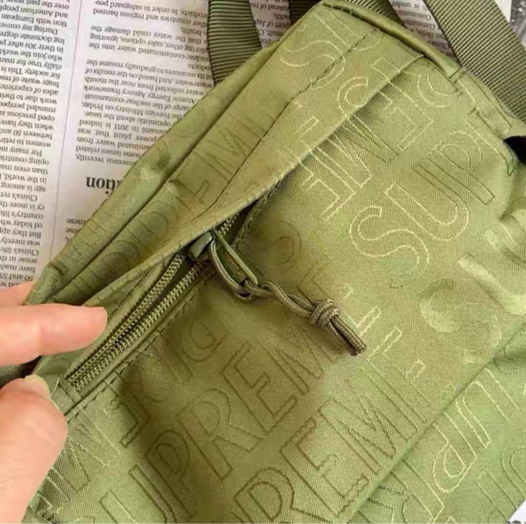 Supreme ナイロンショルダーバッグ グリーン