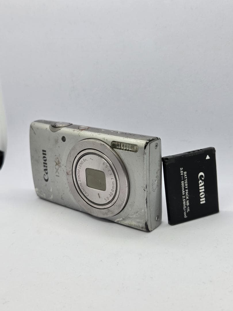 【スマホ転送OK】キャノン Canon IXY 200 シルバー デジタルカメラ