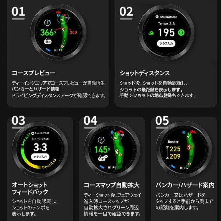 voicecaddie ≪ ボイスキャディ T11 PRO ≫ 腕時計型