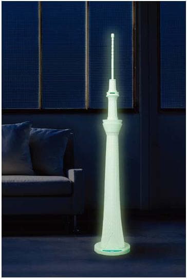 新品 東京スカイツリーバンク６３４夜光ver 貯金箱 フィギュア オブジェ