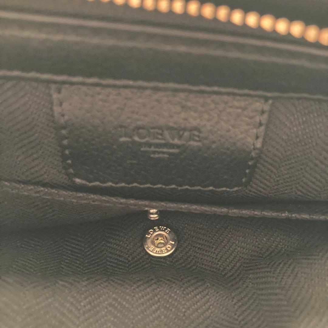 【LOEWE】【新品】クラッチ ポーチ スウェード アニマル柄 レオパード