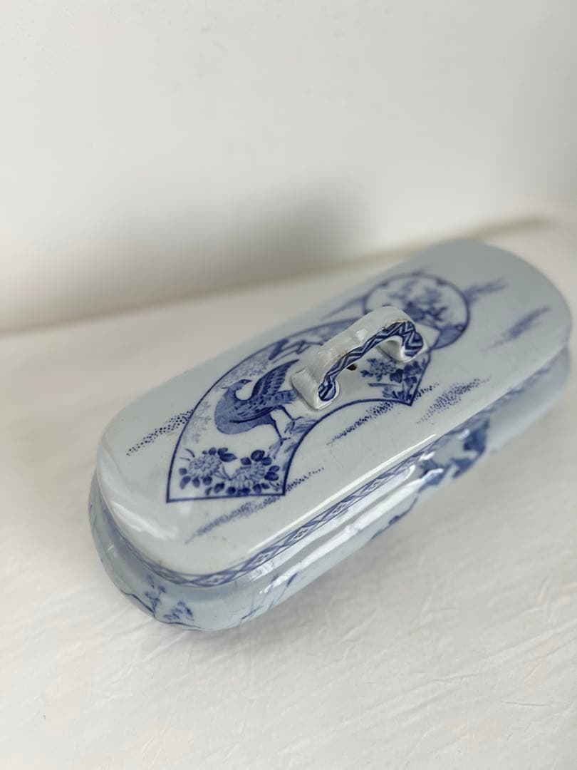 専用　クレイユモントロー Creil Montereau 花鳥 歯ブラシケース