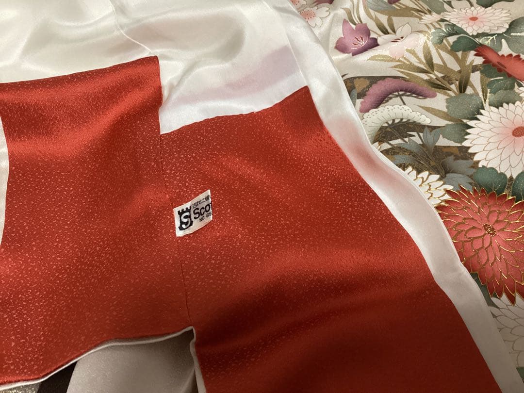 清楚な古典 正絹振袖 ❁⃘*.゜買い足し無しのフルセット 草履バッグ 身丈162