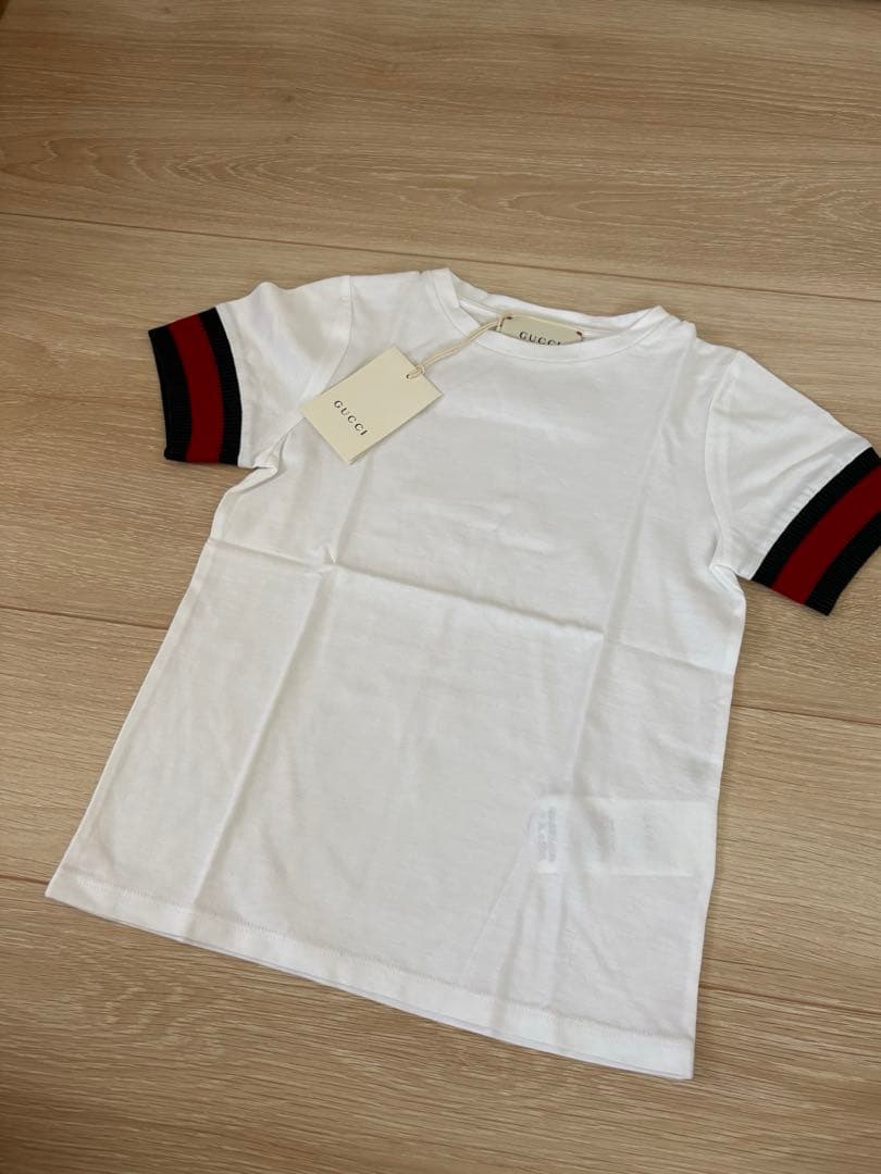 新品タグ付き♡GUCCIウェブシャツ6A