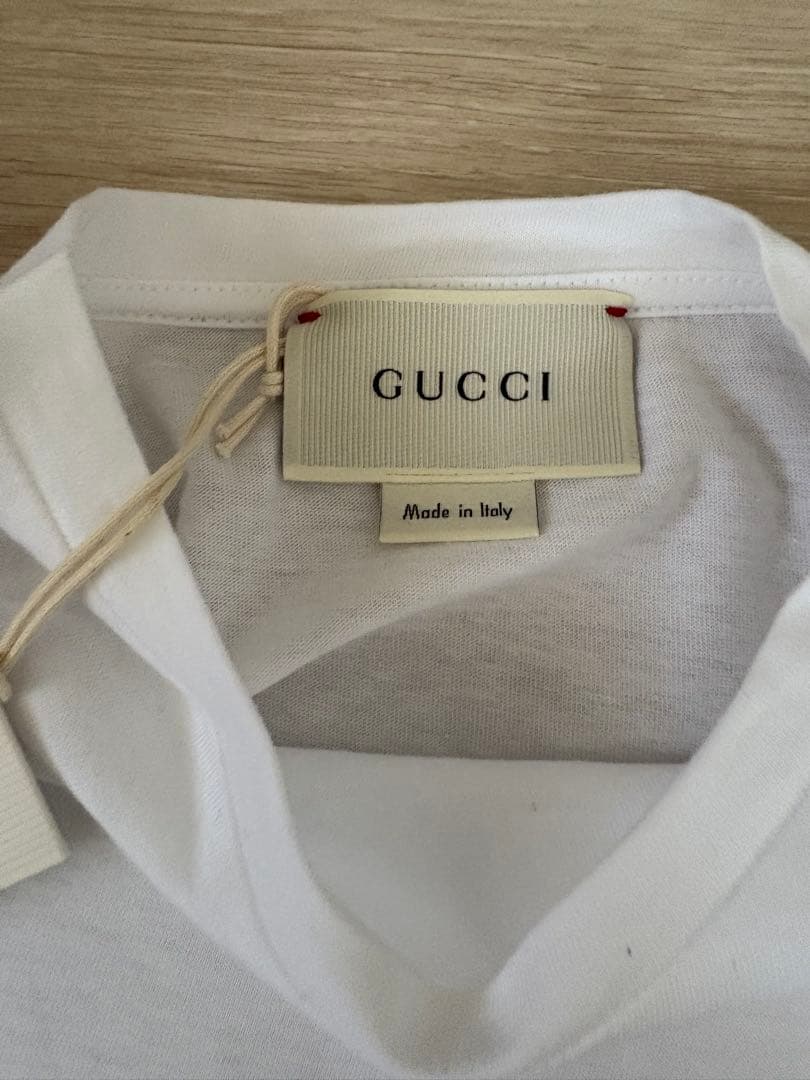 新品タグ付き♡GUCCIウェブシャツ6A