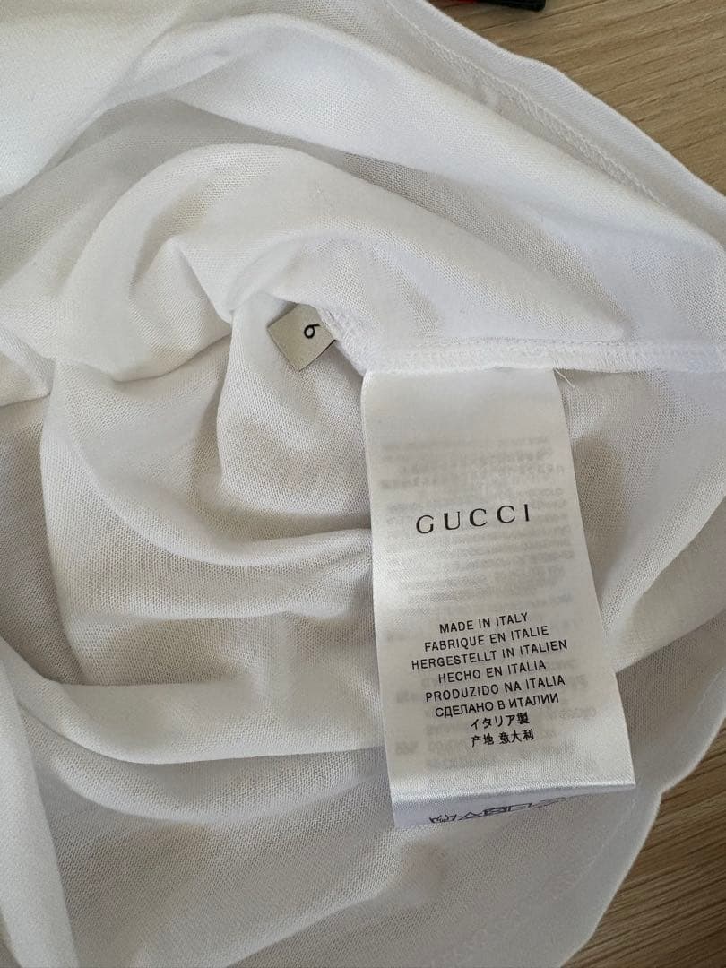 新品タグ付き♡GUCCIウェブシャツ6A