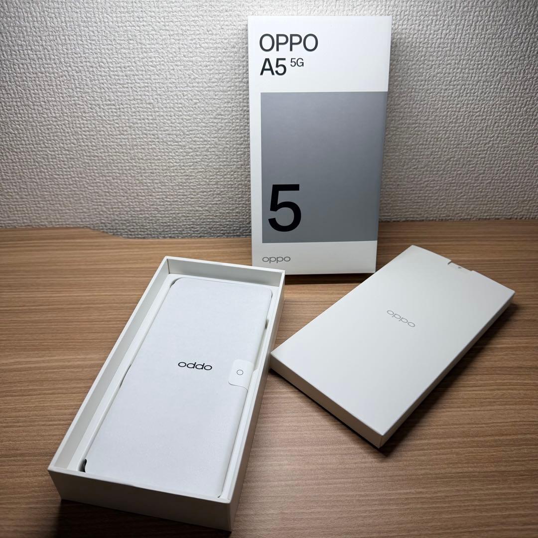 OPPO A5 5G グリーン 128GB 本体　開封のみ未使用