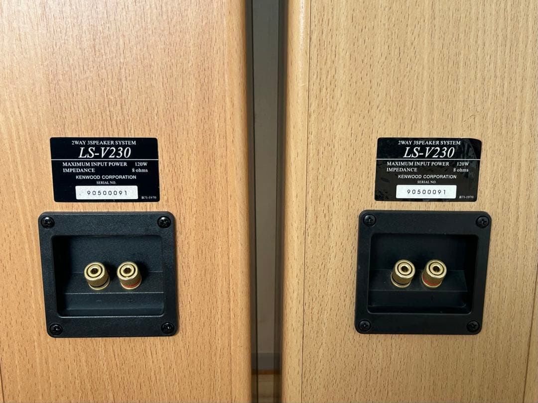 【美品】KENWOOD LS-V230 トールボーイ型スピーカー