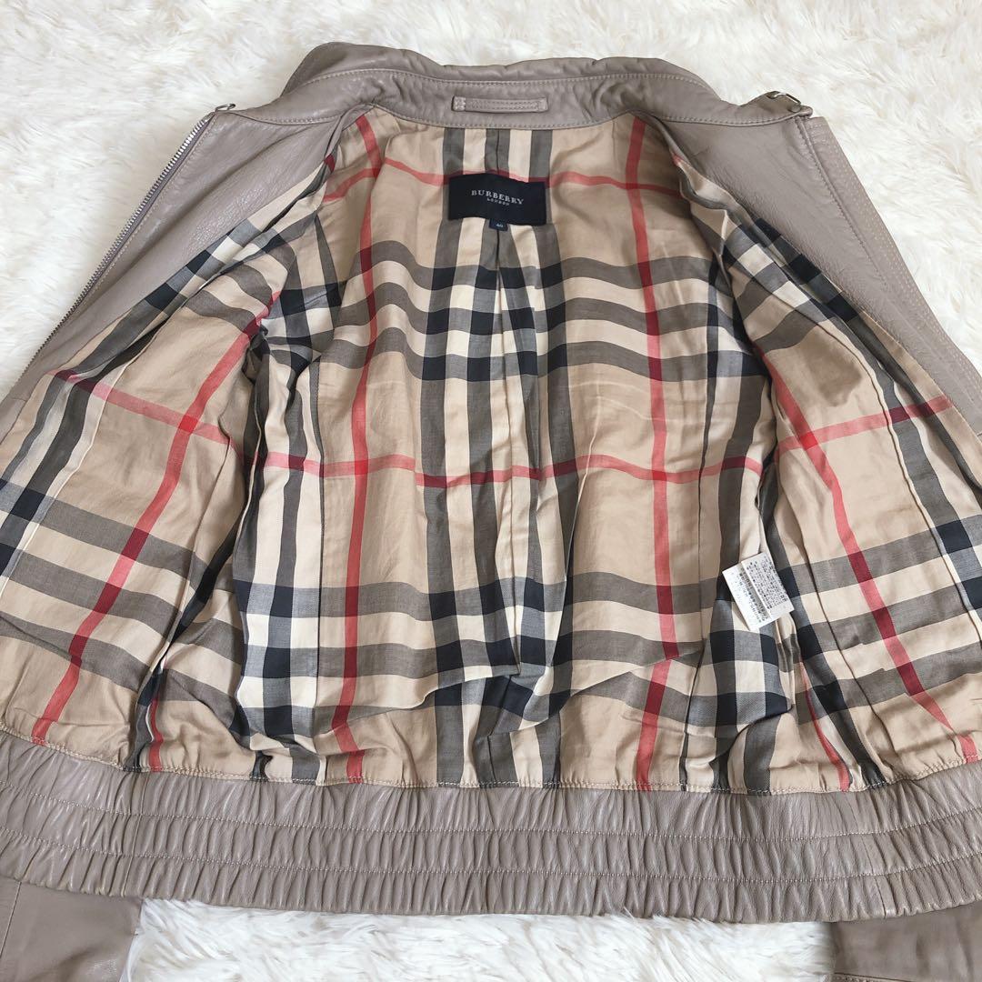✨定価10万♡激レア✨バーバリーロンドン　ライダース ジャケット　メガチェック