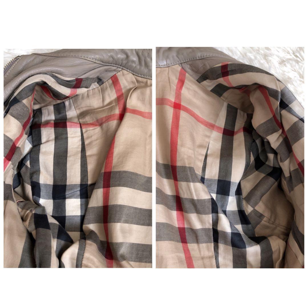 ✨定価10万♡激レア✨バーバリーロンドン　ライダース ジャケット　メガチェック