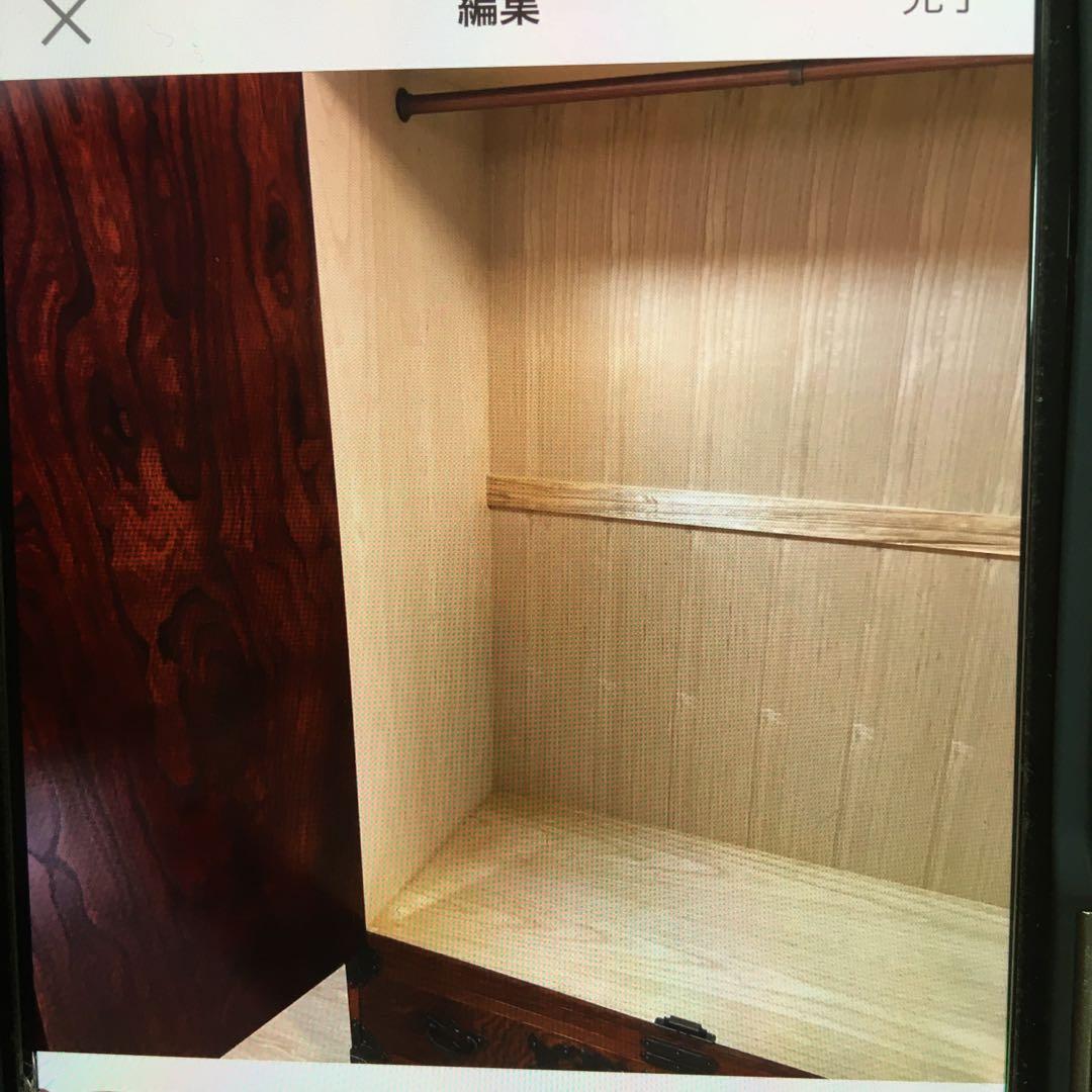 美品 岩谷堂 箪笥 欅 拭漆 洋服箪笥 タンス みちのく１０号