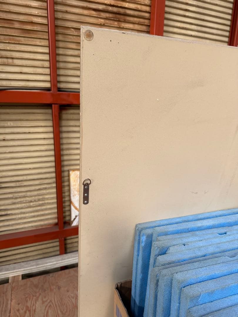 大型木製スタンドミラー