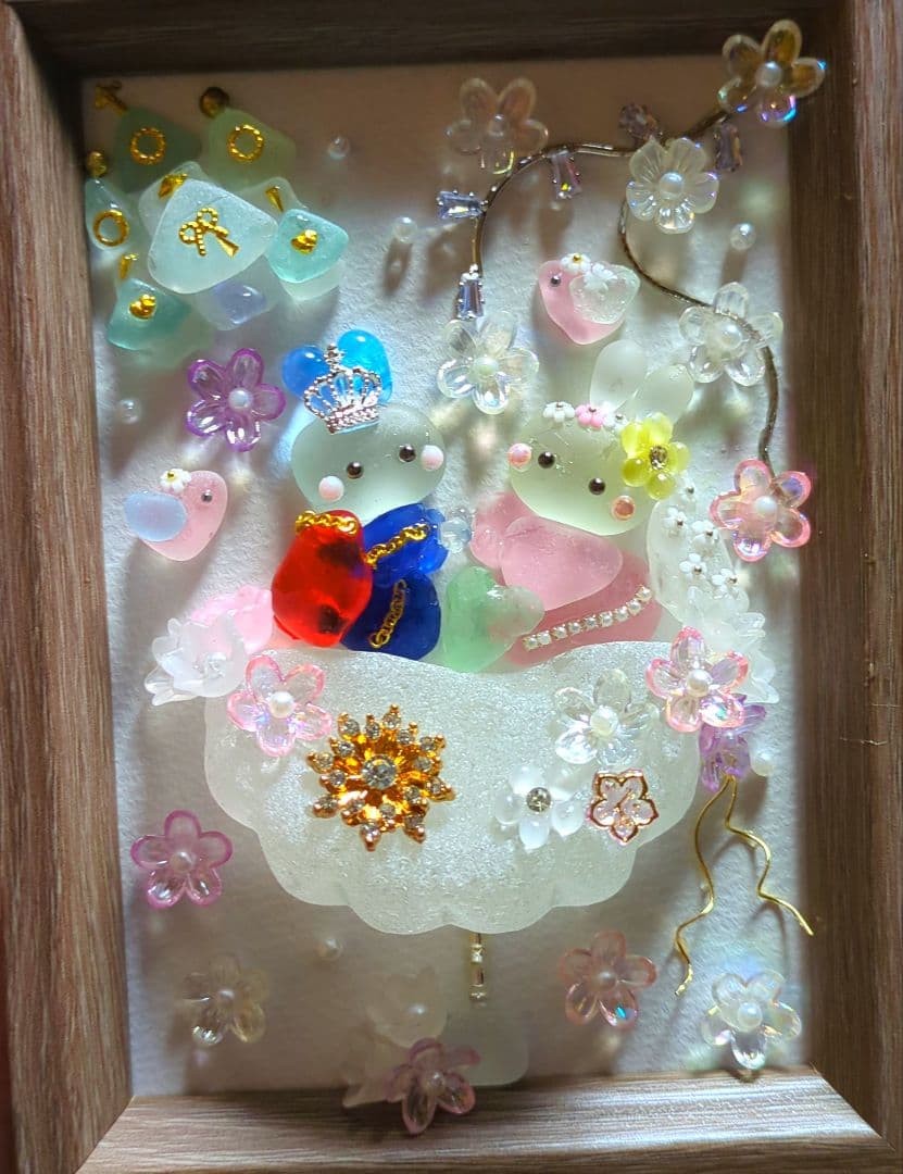 シーグラスアート　たかりん様ご確認用