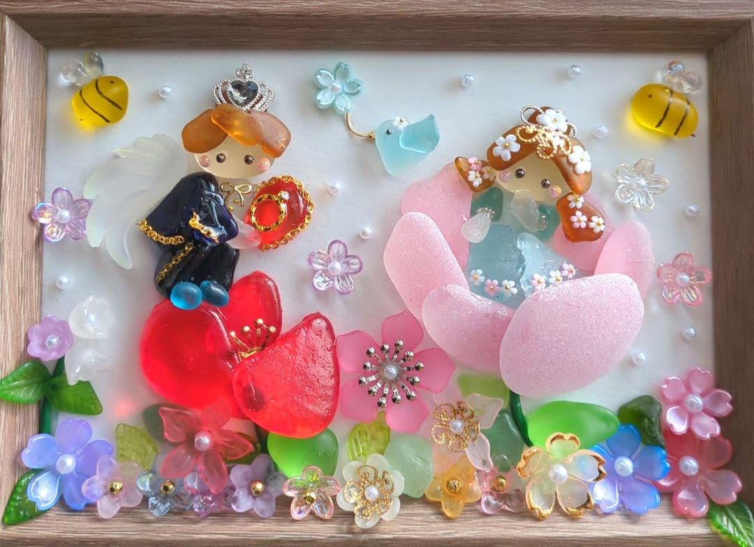 シーグラスアート　たかりん様ご確認用