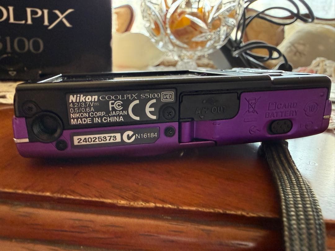 Nikon COOLPIX S5100 デジタルカメラ パープル