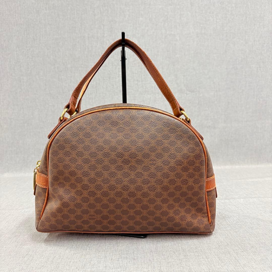 CELINE セリーヌ マカダム ハンドバッグ トリオンフ PVC ヴィンテージ