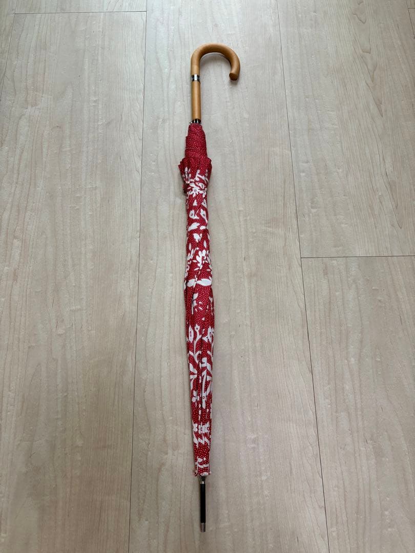 ヴィヴィアンウエストウッド　長傘　アンブレラ　赤　花柄