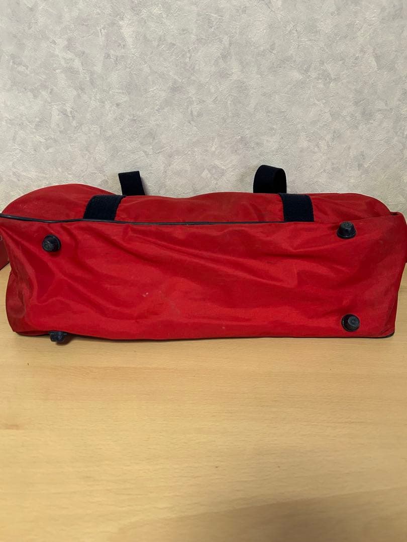 adidas赤スクバ　ボストンバック80s スポーツバック