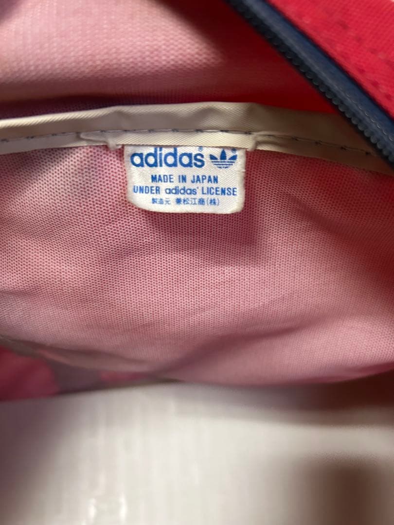 adidas赤スクバ　ボストンバック80s スポーツバック